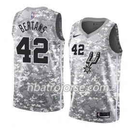 Män San Antonio Spurs Tröja Davis Bertans 42 2018-19 Nike Grå Swingman